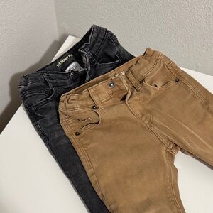 Zara Kids Black and Tan Jeans